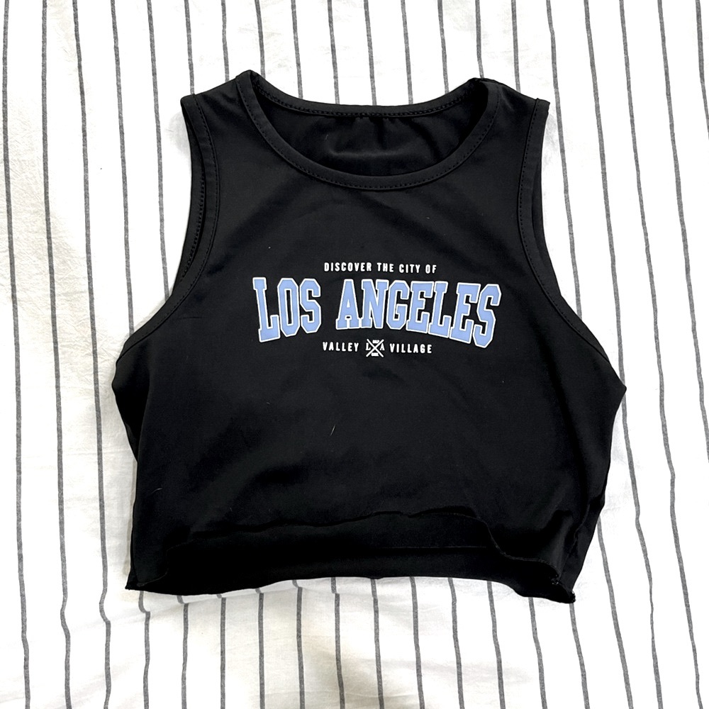 Cropped Graphic Tank